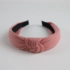 Pink Lovely And Fashion Bowknot Elastic Pink Wholesale Women Head Bands