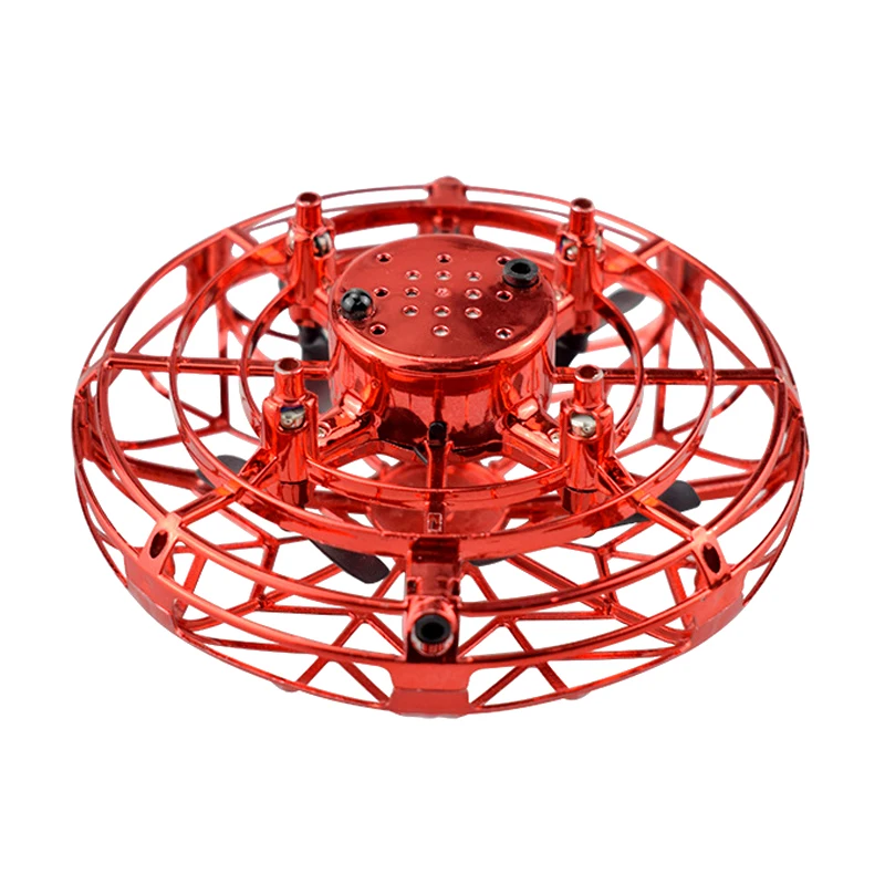 Mini UFO Drone Toy Hand Operated Infrared Induction Aircraft Interactive Anti-Collision Flying Ball Ready-to-Fly (RTF) Xmas Gift