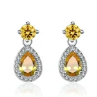 Earring Cz Earrings Diamond Stud Earring Round Cubic Zircon Fashion CZ Fashion Jewelry