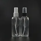 Pet 100ml 120ml 150ml Small Bottles Pet Empty Transparent 50ml 80ml 100ml 120ml 150ml Small 1 Oz Plastic Spray Bottles