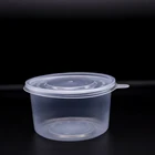 Bowls Plastic Disposable Round Microwaveable Food Containers Bowls Clear Takeaway Plastic Lunch Box