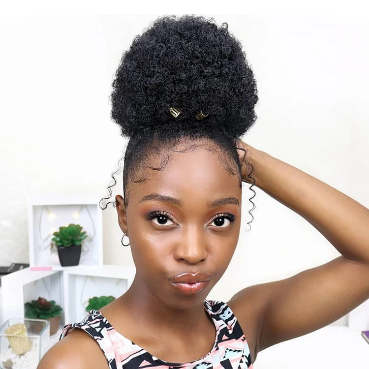 afro hair pieces ponytails