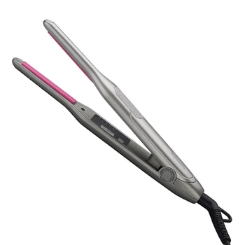 Pencil Thin Small 1/3 8 mm Titanium Plate 3/10 Inch Pixie 2 in 1 Curler Irons Hair Mini Straightener Men Short Hair Flat Iron