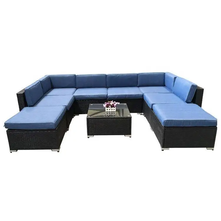 product garden lounge sofa set kd outdoor furniture kd rattan furniture set-2