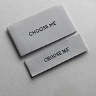 Clothing Free Custom Recycled Woven Clothing High Density Printed Cotton Garment Labels For Clothes