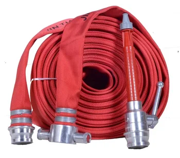 1-8 inches Canvas PVC Fire Lay Flat Water Discharge Hose Long use life Pipe