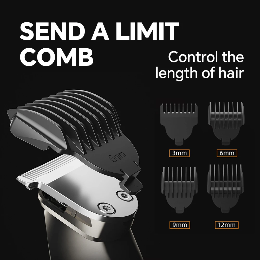 Hot Selling Rechargeable Electric Hair for Clipper Set Multi-Functional Stainless Steel for Home Use Hotel Push Shear Oil factory