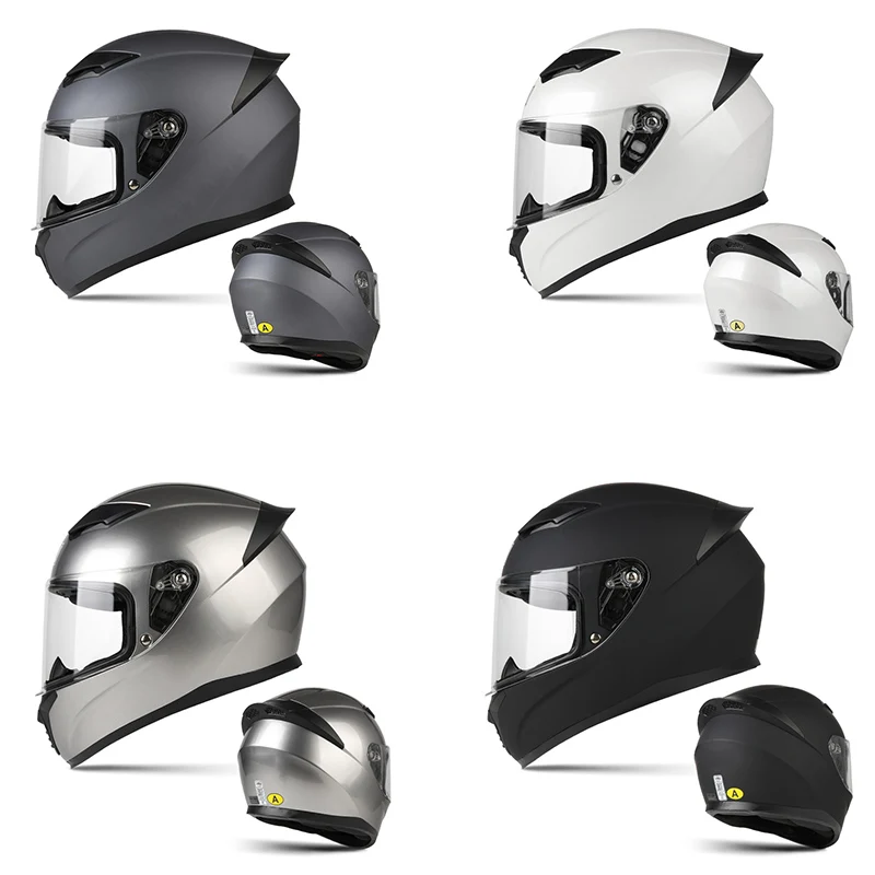 High Demand 3C Certified Full Face Motorcycle Helmet with Double Lens Clear Sun Visor and Air Vents for Safety