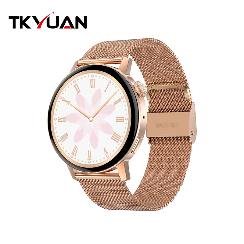 Tkyuan-reloj Inteligente Con Pantalla Redonda De 1,19 Pulgadas Para  Mujer,Accesorio De Pulsera Resistente Al Agua Con Control Del Ritmo  Cardíaco,Seguimiento De Actividad Deportiva,Bt Call - Buy Smartwatch,Bt  Llamada Reloj Inteligente,Smartwatch Para Las