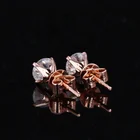 Diamond Stud Starsgem Custom 9K Gold 3mm Lab Grown Diamond Stud Earrings
