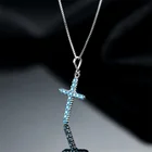 Cross 925 Silver Silvercross Silver 925 Pendant XZY Custom Gemstone Cross 925 Pendant Sterling Silver New Fashion Design