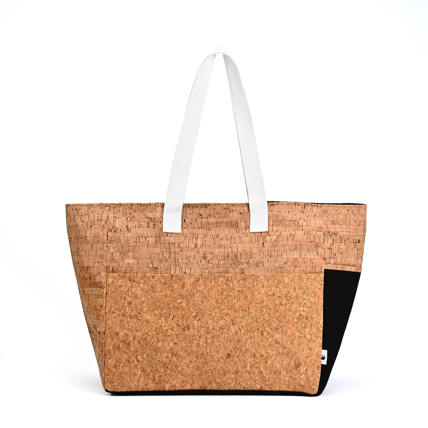 Customize Wholesale Natural Sets Cork Wood Bag Large Capacity Women Shoulder Bags Tote Handbags for Shopping manufacture
