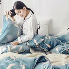 Set Crib Crib Set New Arrival Latest Design A Faded Four-piece Set Bedding Set Baby Crib Bedding Set
