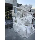 Animal Animal Custom Art Decoration Industrial 3d Printing Resin Large White Animal Figure Sculpture Model