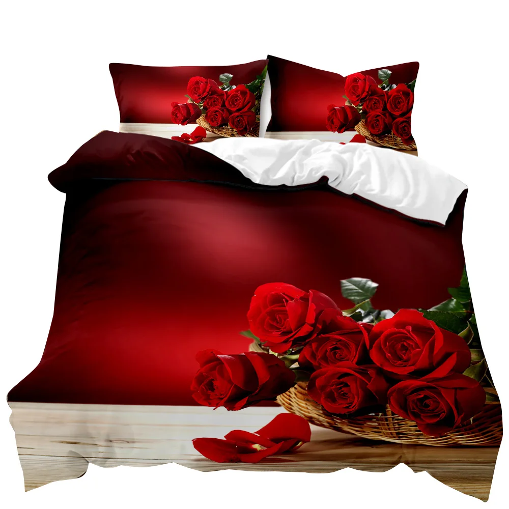 romantic 3d bed sheets