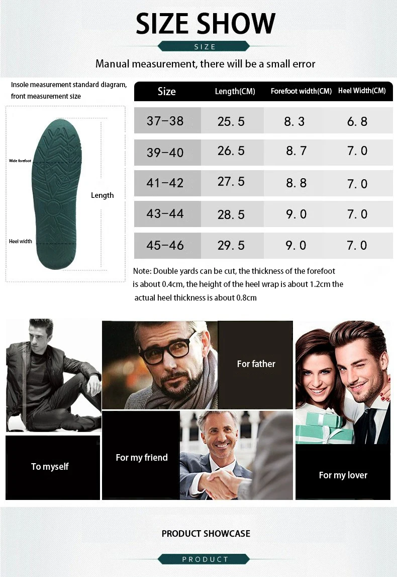 Sheepskin Leather Insoles For Men Shock Absorption Pads Sheepskin Leather Insoles For Men Shock Absorption Pads