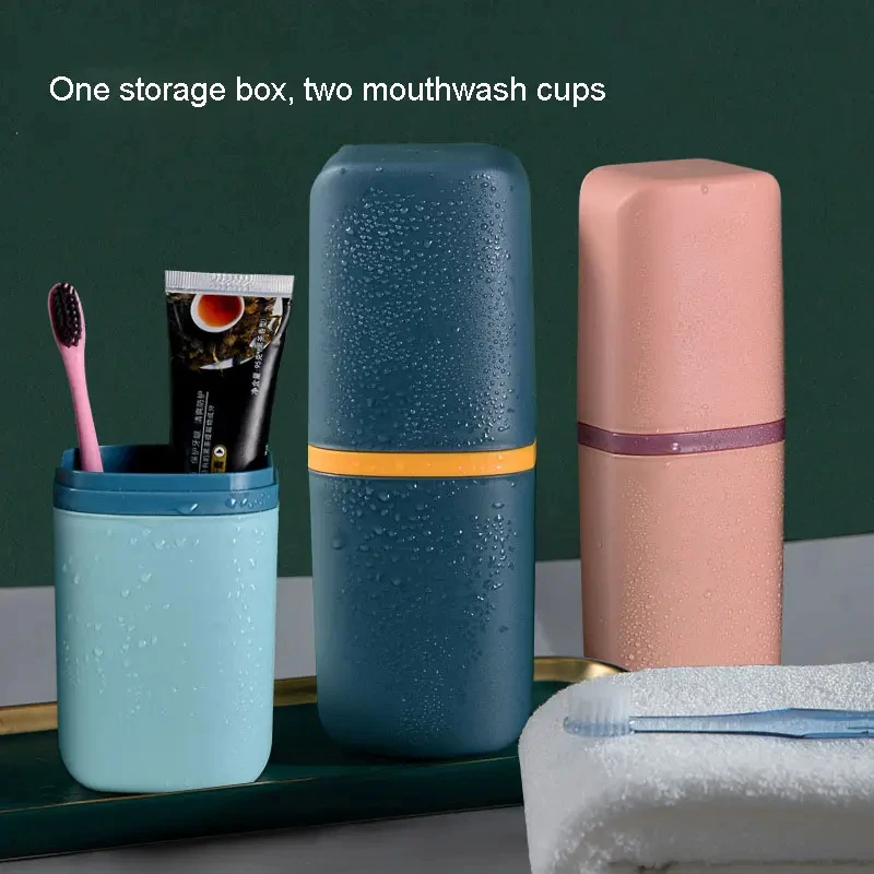Cheap portable Travel Toothpaste Toothbrush Storage Case Holder Travel Case Hard Plastic Tooth Brush Container
