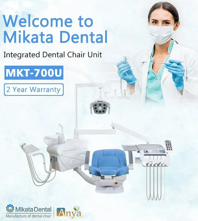 Exported New Model Mkt700u Dental Unit Chair Ajax Cingol X5 Dental