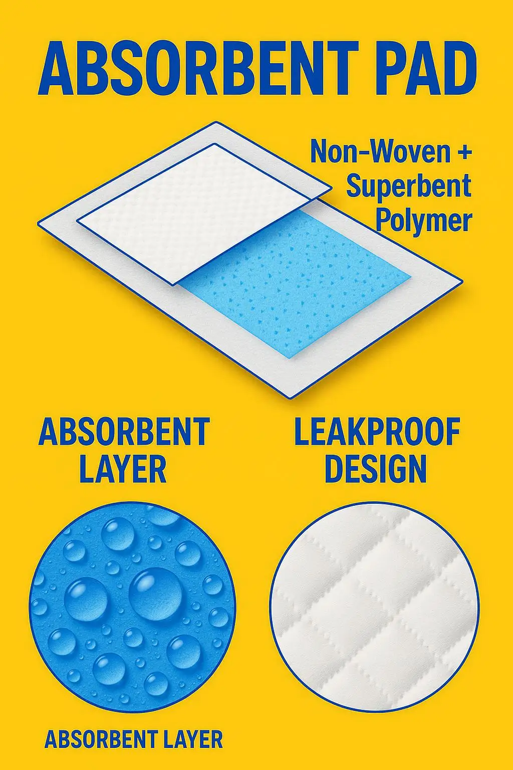 Eco-Friendly Disposable Paper Absorbent Pad for Fresh Meat, Beef, and Poultry Packaging - detail 4