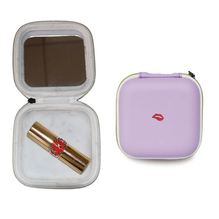 lighted lipstick case with mirror