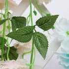 Wedding Romantic Artificial Cherry Blossom Garland Hanging Vine Silk Sakura Flower Hanging Wedding Wall Decoration Purple
