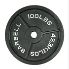 Weight Lifting Different Weight Lifting 50mm Olimpic LBS Cast Iron Weight Plates For USA