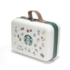 Tin Box Tin Wholesale American Kid Metal Tin Lunch Box With Handle