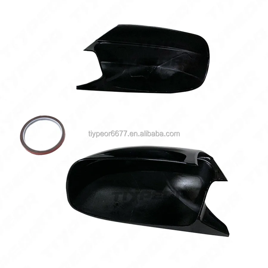 product glossy black mirror cover caps for 2015 2023 dodge charger srt stick on side mirror cap cover-8