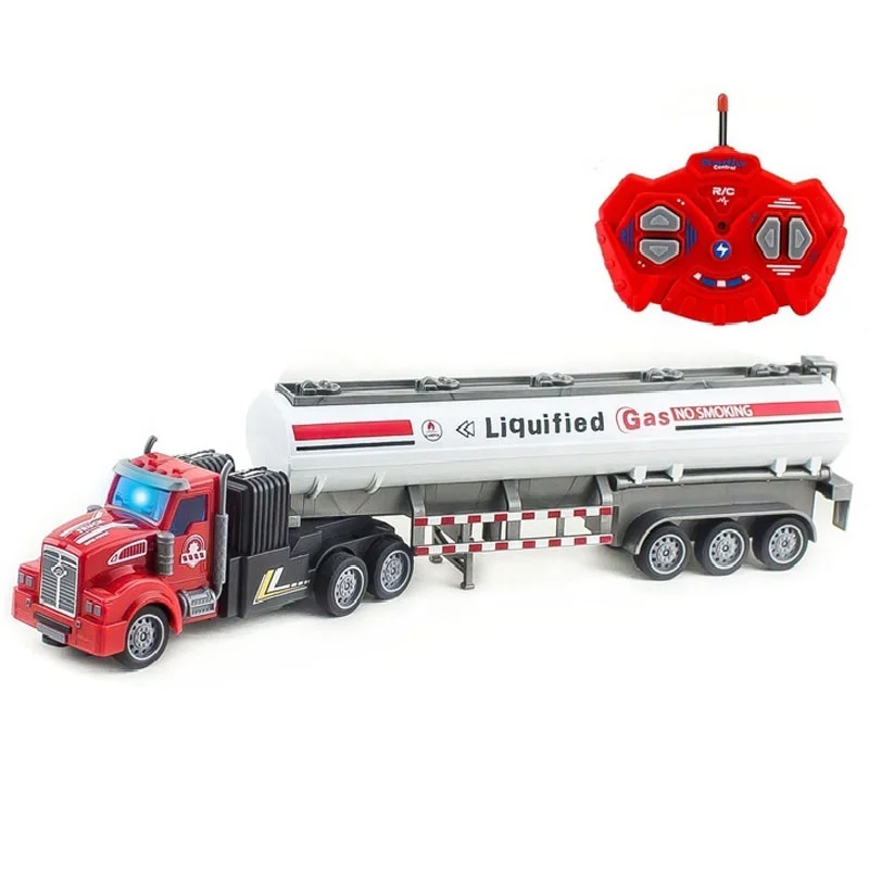 petrol rc lorry and trailer