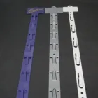 Plastic Clip Strip Merchandiser Free Samples Plastic PP 12 Hooks Pp Clip Strip For Retail