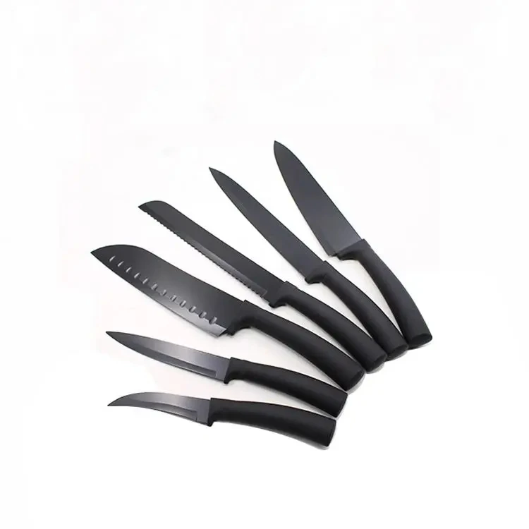 High Quality Stainless Steel Kitchen Knives 7pcs Kitchen Knife Set Kitchen Accessories With Knife Holder Utensil Holder