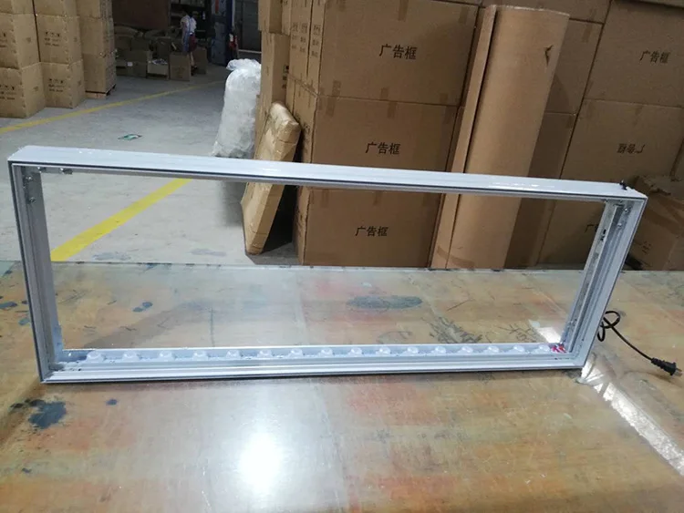 Double Sided Fabric Lightbox Caja De Luz Led Para Publicidad LED Free Standing Light Box for Advertising Standing Display factory