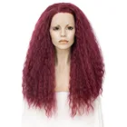 Wig Wigs Party Hair New Style Fluffy Lace Front Wig Multi Color Beauty Wigs Party Synthetic Hair Long Wig