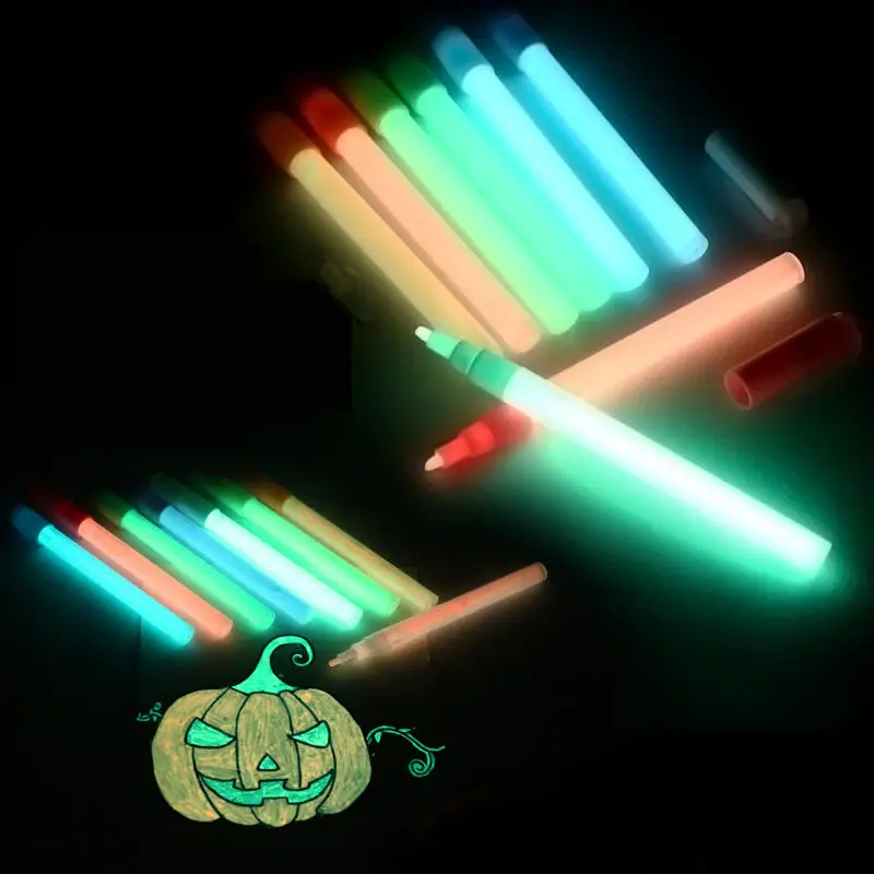 Wholesale Non-toxic Luminous Colorful Glow In The Dark Paint Pen Markers