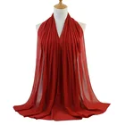 Hijab Hijab Scarf New Good Quality Fashion Bubble Chiffon Muslim Hijab Scarf For Women