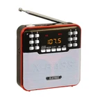Sw Digital Radio Black P25 Pl-600 Am Fm Sw 10 Band Mixer Audio Portable TF Usb Flashlight Small Digital Radio