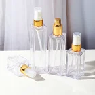 Bottle Spray New Arrival 40ml 50ml 80ml 100ml Thick Wall PET Plastic Bottle Custom Square Spray Bottle