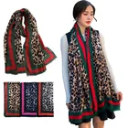 Scarf Print New Style Female Edging Cotton Shawl Scarf Leopard Print Winter Scarf