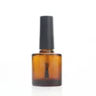 Nail Polish Wholesale 8 Ml Amber Empty Nail Polish Bottle With Brush Cheap