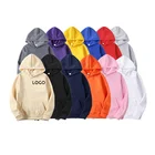 Plain Hoodies Custom Plain Pullover Printing Sweatshirt Streetwear Blank Unisex Embroidery 100 Cotton Fleece Hoodie