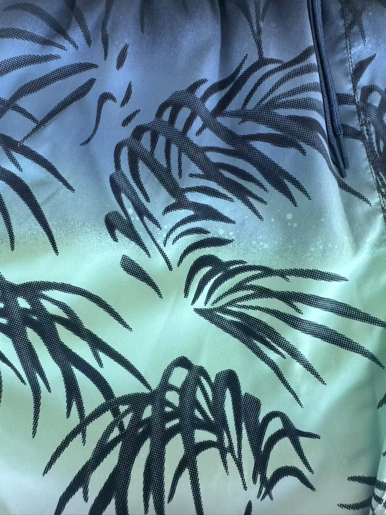 Men's Custom Quick Dry Waterproof Vintage Floral Digital Printed Spandex/Cotton Boardshorts Drawstring Closure Mid Trunks details