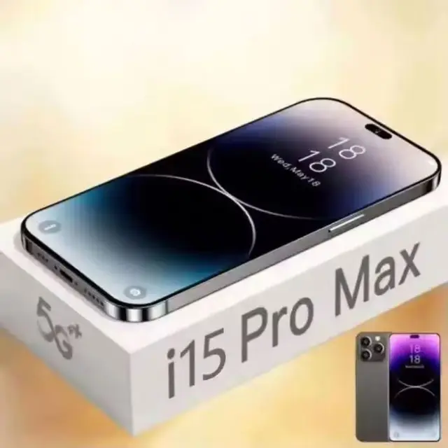 15 Pro Max 6.7inch Android 16gb+512gb Mobile Cell Phone Android 13 Smartphone Unlocked Mobile Phones For I15