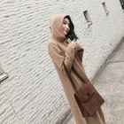 Hooded Sweater Hooded Sweater Women's 2021 New Autumn And Winter Loose And Lazy Wind Long Knitted Dress