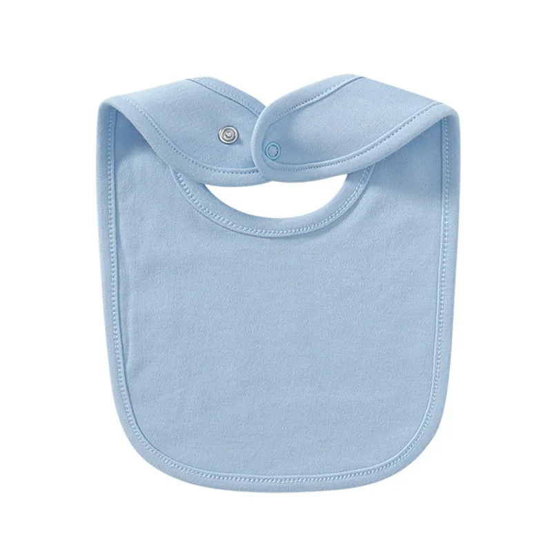 manufacturer cotton bib saliva towel u-shape saliva towel drool bandana bib baby saliva towel snap bib