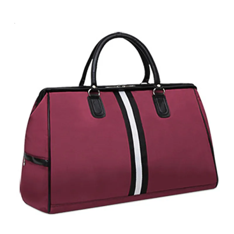 Brand New Duffle Bag Sports Duffel Bag in Purple and Black Gym Bag 