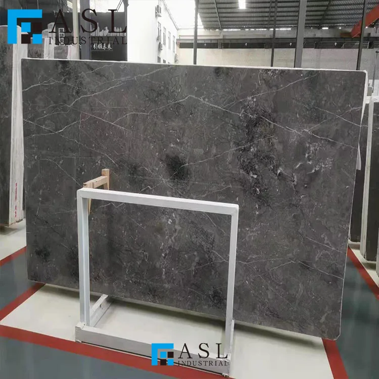 Italy Wyndham grey marble tile and slabs China naturlike atlantis ocean gray type marble of ziarat 24x24