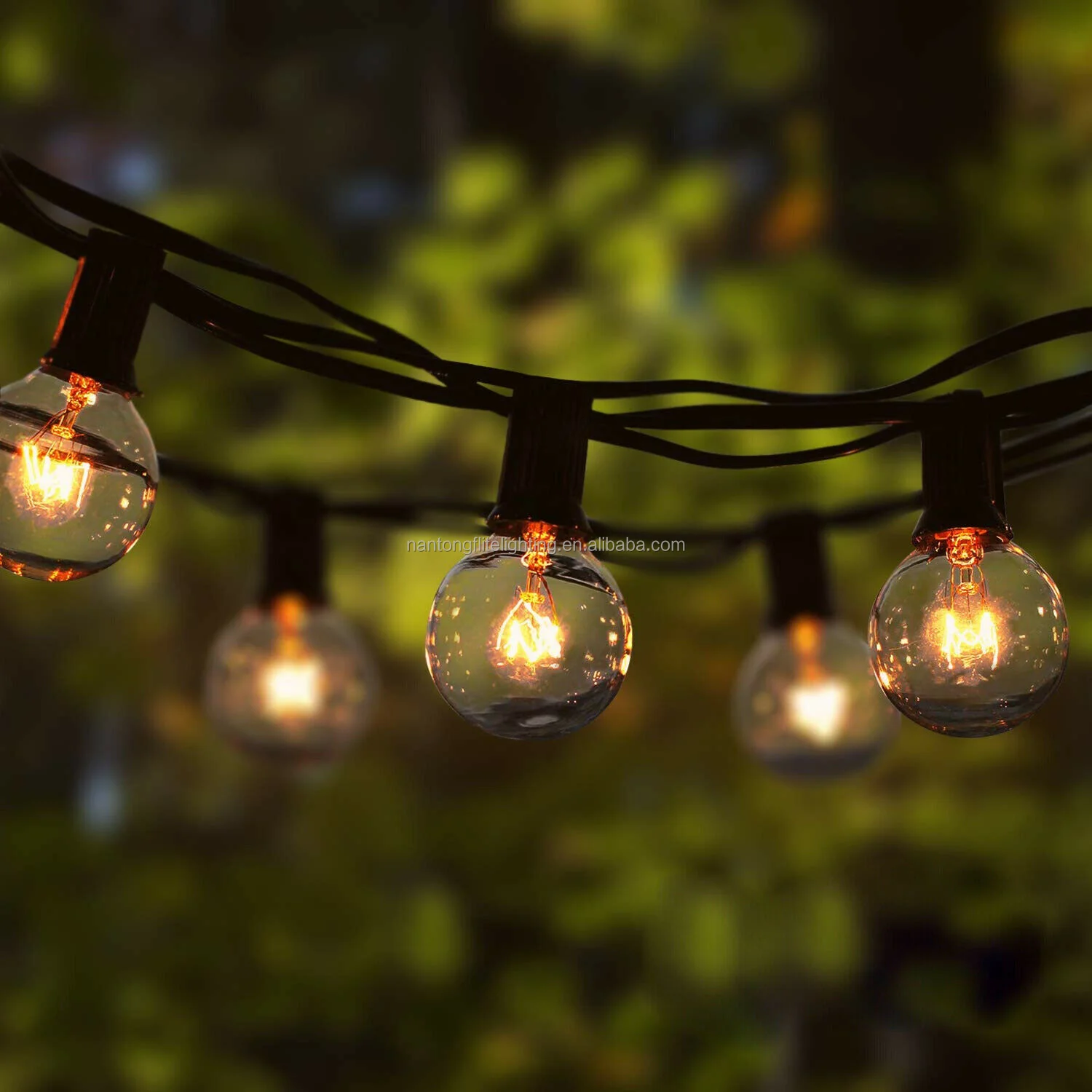 vintage garden string lights