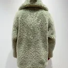 Fur Most Popular Women Cute Girl Fashion Winter Faux Fur Loose Teddy Coat Factory Price