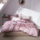 Sheet Queen Size Solid Color 300 Thread Count 100% Cotton Duvet Cover Pillow Case Bed Sheet Set