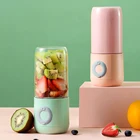 6 Blades 500ml Usb Chargeable Juicing Cup Portable Fruit Juicer Extractor Blender Mini Portable Blenders